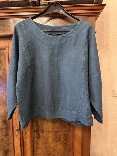 Leinen pullover boxy shirt - leinen-pullover, boxy-shirt