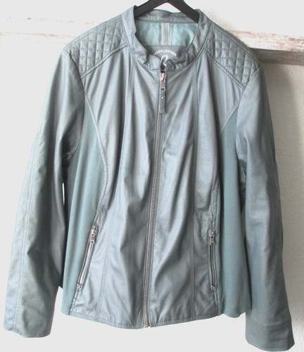 Imitierte lederjacke - imitierte,