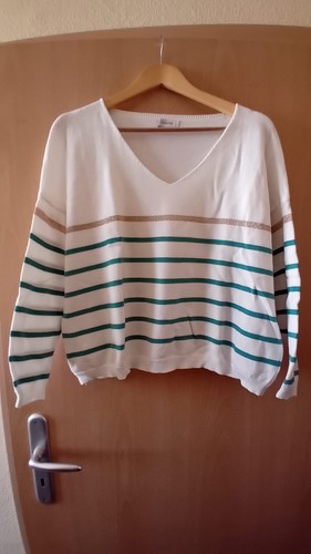 Gestreifter pullover weiß - pullover, in