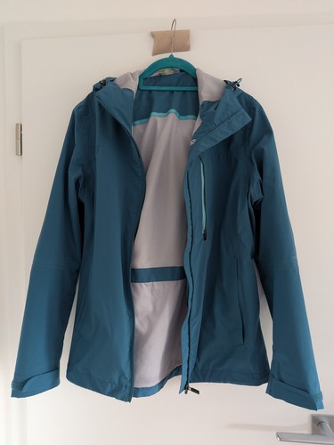 Outdoorjacke petrol 40 - petrol, von
