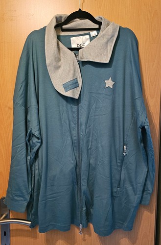 Oversize sweatjacke mit kragen - oversize-sweatjacke,