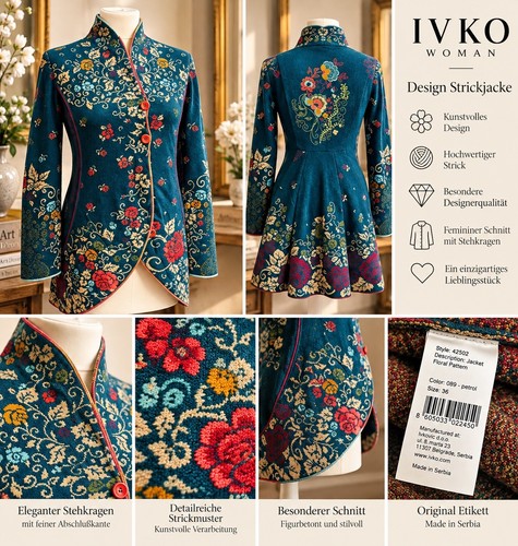 Ivko strickjacke mantel - mantel, s