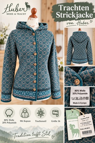 Huber trachten strickjacke - trachten,