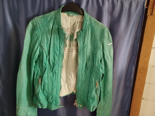Weiche lederjacke petrol - weiche,